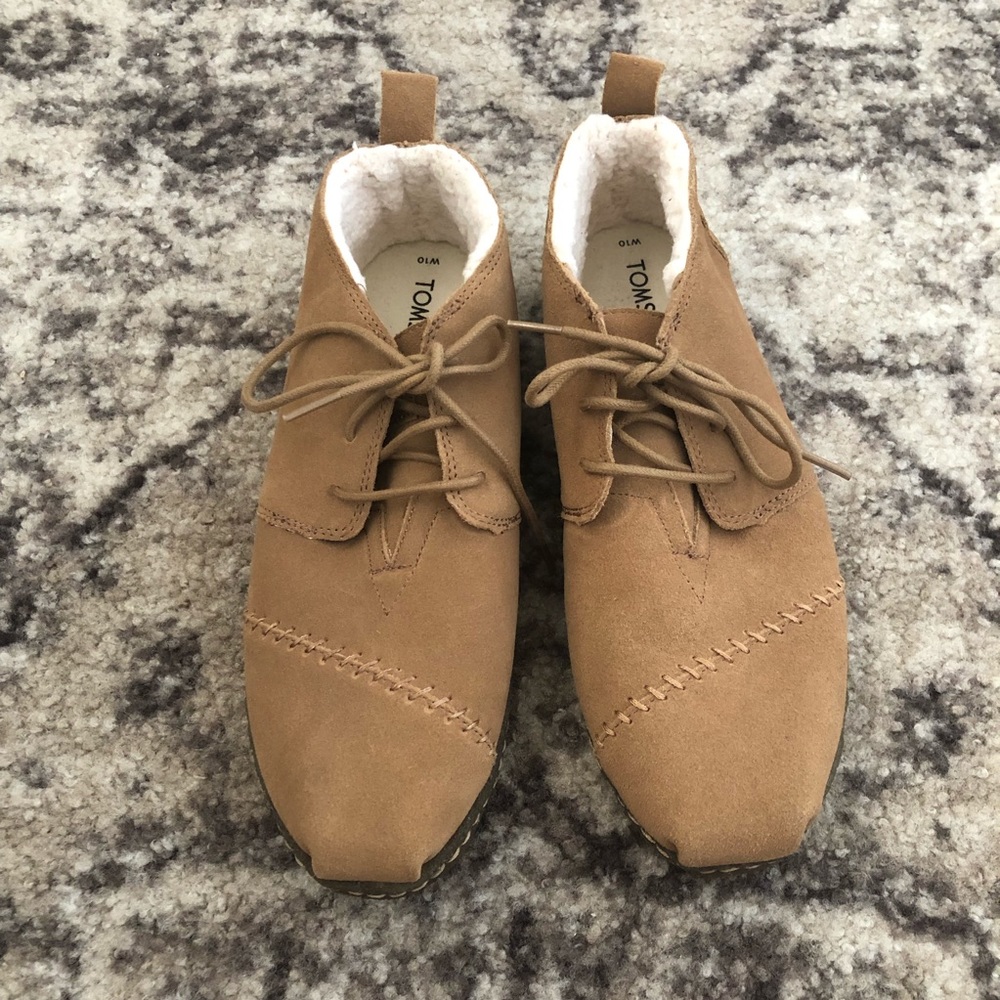 Toms Bota Faux Fur Lined Booties